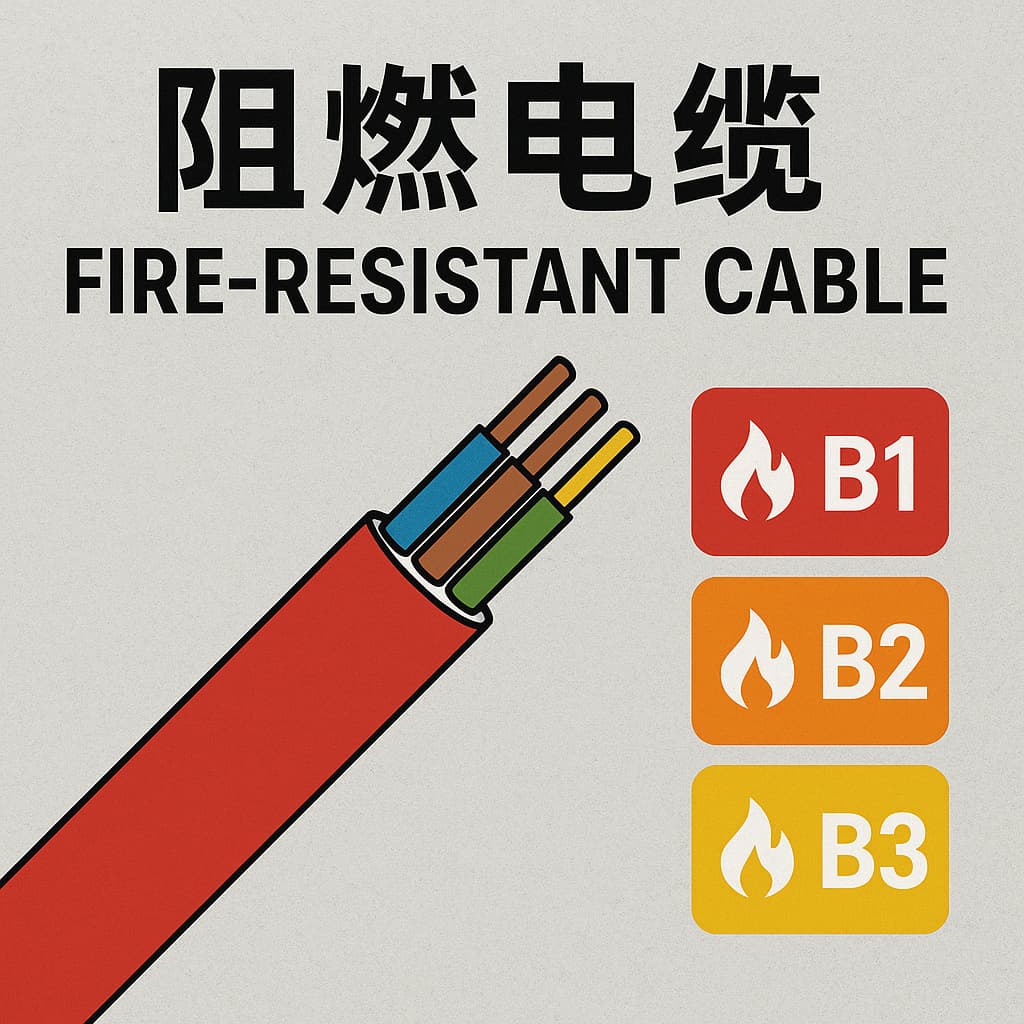 什么是阻燃电缆？？B1、、、B2、、、B3级的区别你相识吗？？