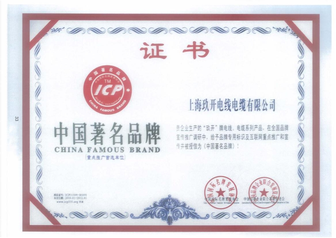 太阳城官网中国著名品牌证书